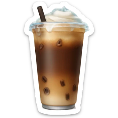 Iced coffee sticker