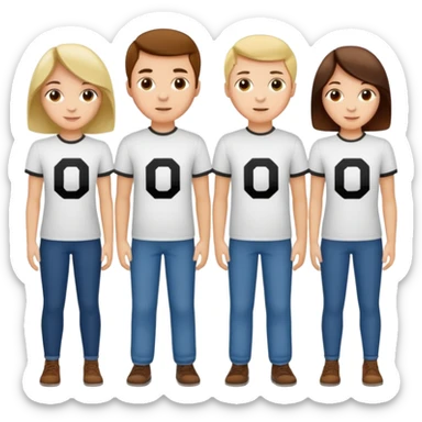 OHIO people spelling it out  sticker