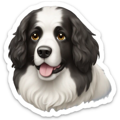 Landseer dog  sticker