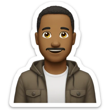 Main qui trouve la tete sticker