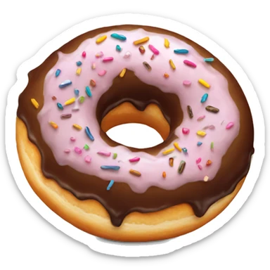 Filled donut  sticker