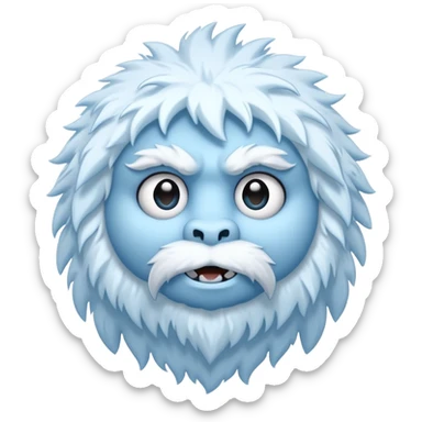 frosty yeti sticker
