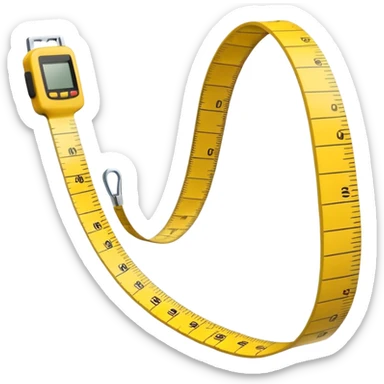 measuring-tape sticker