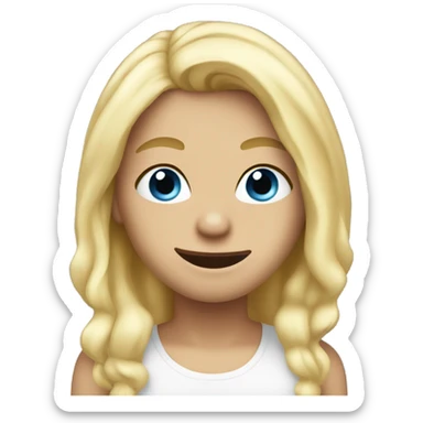 Hot 5,7 blue-eyed blonde who thinks he’s funny  sticker