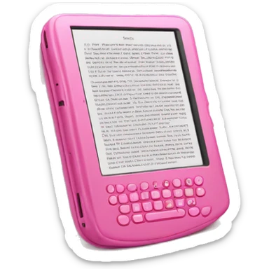 Pink kindle sticker