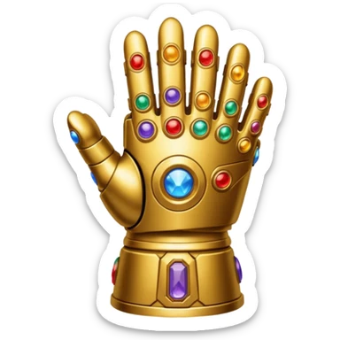İnfinity gauntlet sticker