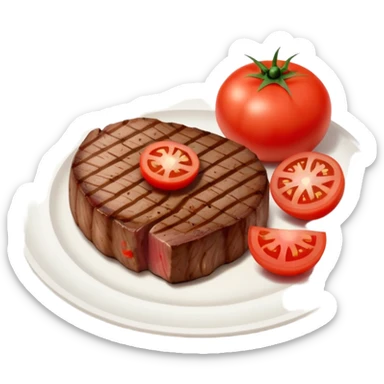 de la propuesta dos que generaste, modificarla solo con una carne y una rebanada de los ingredientes sticker