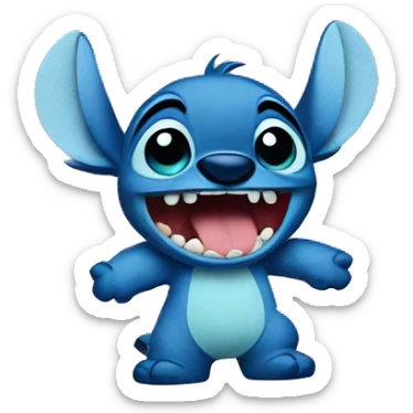Stitch sticker