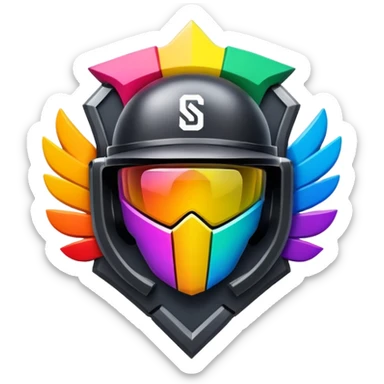 rainbow six siege champion logo sticker
