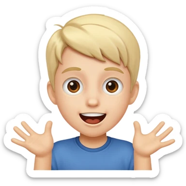 Random kid yapping sticker