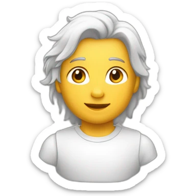 Jeune blanc brun avec beaucoup d’argent sticker