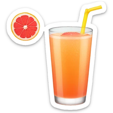 GRAPEFRUIT JUICE sticker