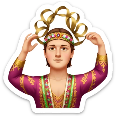 Traditional Dancer sticker