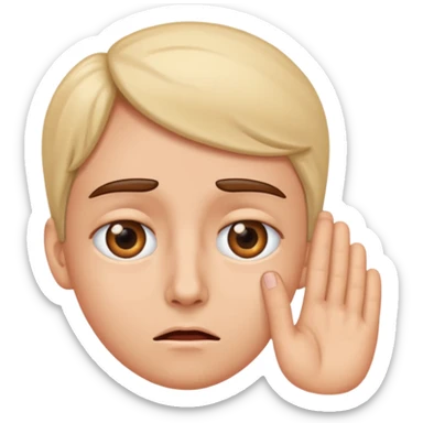 Eye twitching sticker