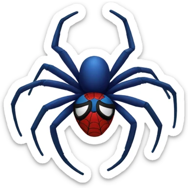 spot spider man sticker