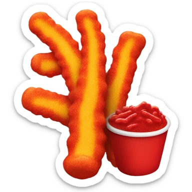 Flamin hot Cheetos sticker