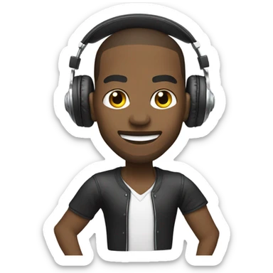 DJ LAGWAY throwing football sticker