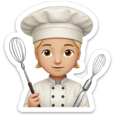 Profesora de pastelería sticker