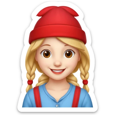 Wendy the sprunki sticker