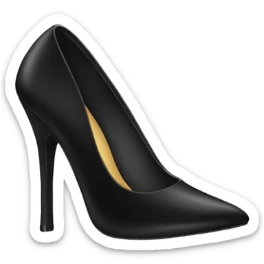 Black high heels sticker