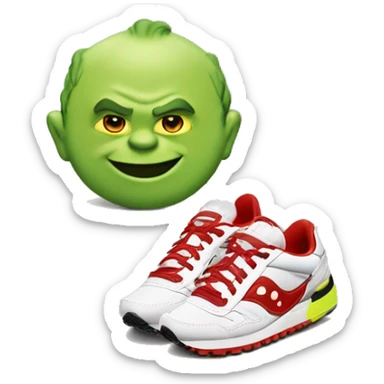 steam summer sale meets saucony shoe box. Shrek is in the corner sticker