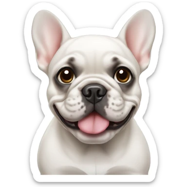 French bulldog puppy sticker