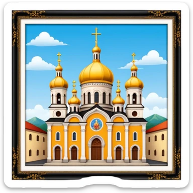 eastern european churched sticker