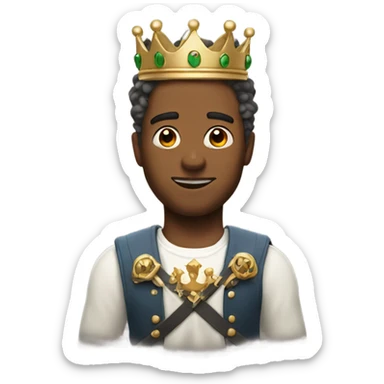 Ralph with a crown sticker