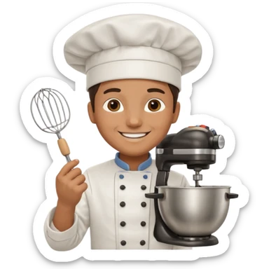 Mixer with Chef sticker