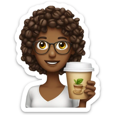 Coffee wth summer sticker