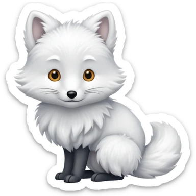 arctic fox sticker
