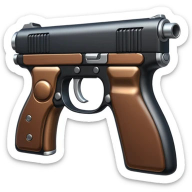 Gun sticker
