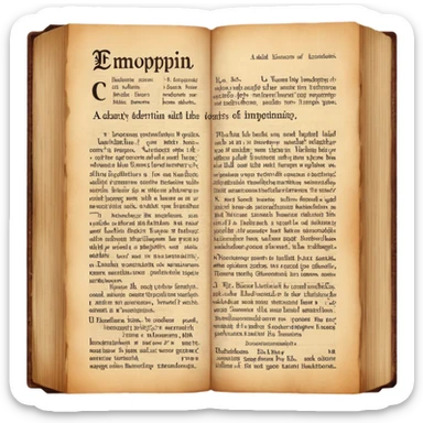 Dictionary page with definition sticker