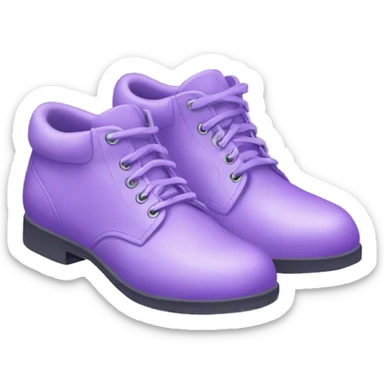 Lilac shoes sticker