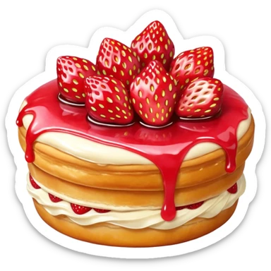 Strawberry Glaze Pastries
 sticker
