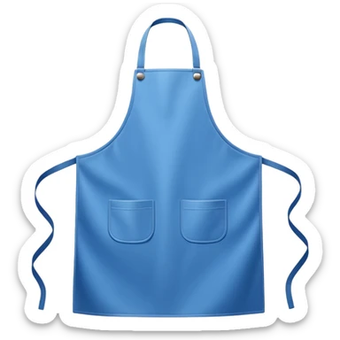 a cooking apron emoji sticker