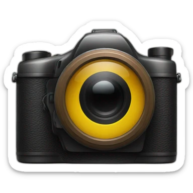 photographer camera sticker