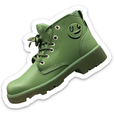 Original Palladium pampa Mens Low Boot Green sticker