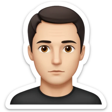 Sigma mewing face sticker