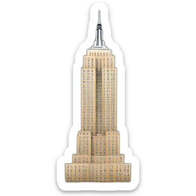 Empire state Building sticker