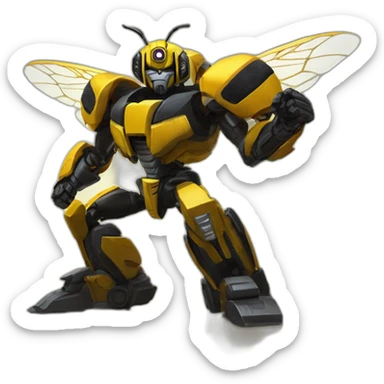 Bumblebee Transformers Animated Universe sticker