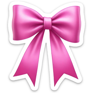 Pink bow  sticker