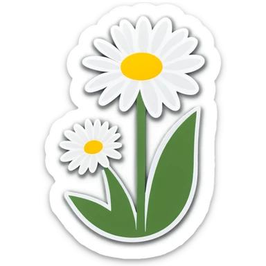 Daisy's border
  sticker