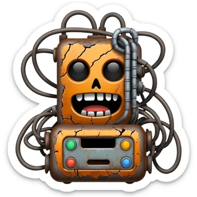 'terrorform'. it's a play on terraform being terrifying (because it's so hard to work with sometimes). sticker