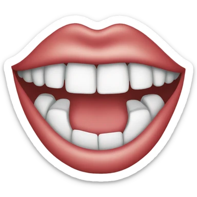 Mouth sticker