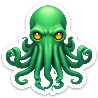 uv Cthulhu sticker