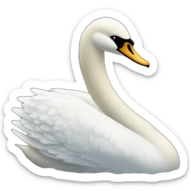 cisne llorando sticker