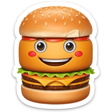 The Hungry Jack's Mascot sticker