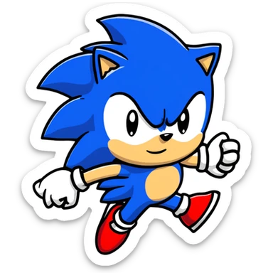 Sonic the Hedgehog sticker