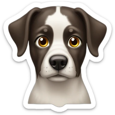 A dog made of eyes sticker